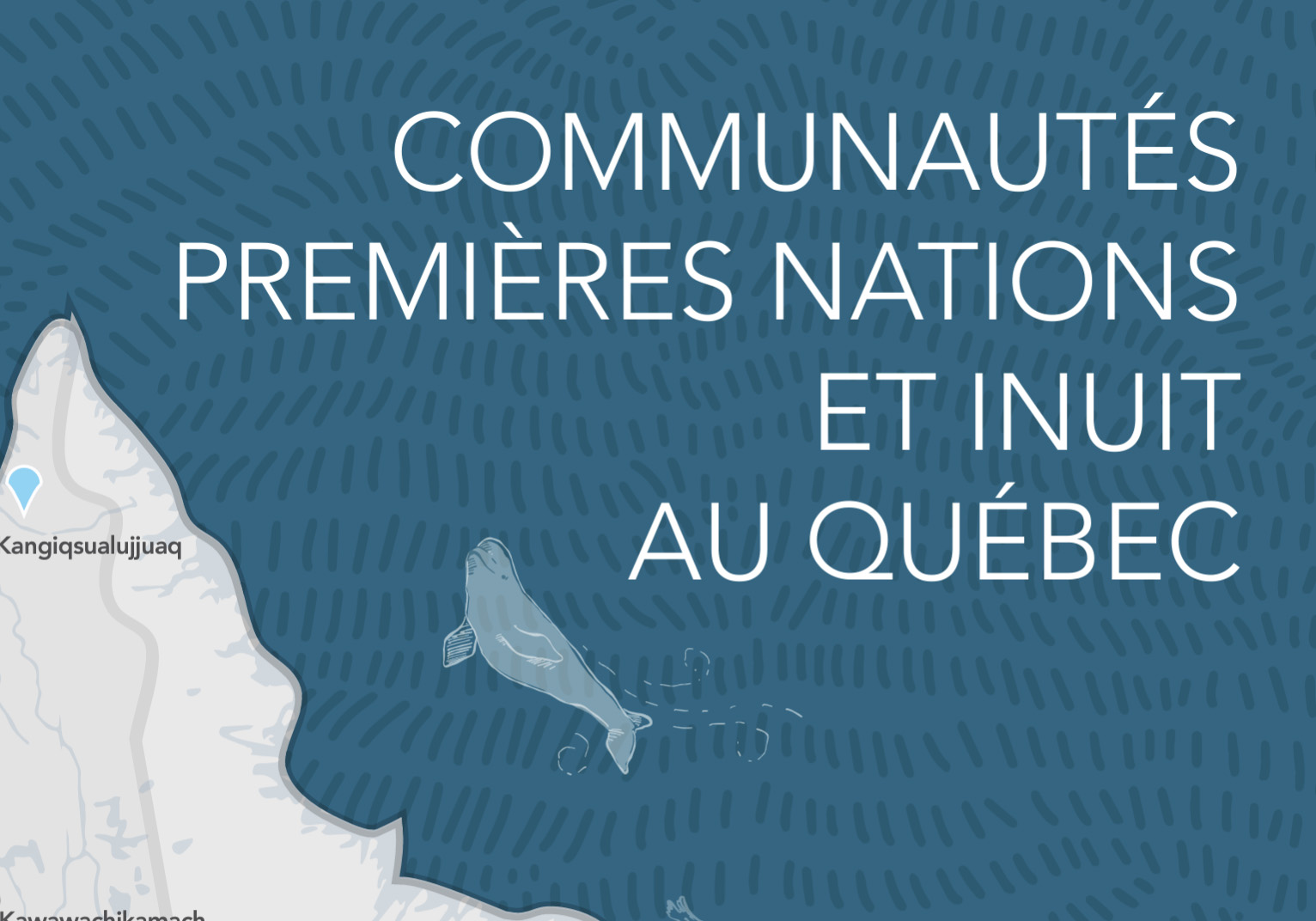 Carte des communautés des premières nation et inuit au Québec sur le site 3peq.com